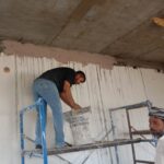 مدرسة التضامن الثانية في قضاء النصر تباشر باعمال صيانة الطابق الثاني لبنايتها من اجل تهيئته للعام الدراسي المقبل
