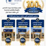 إنجاز تربوي مشرّف.. ثلاث مدارس من مدارس التضامن للأيتام تحقق نسبة نجاح 100% للعام الدراسي 2025-2026
